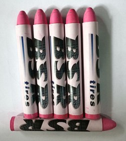 Resim BSR Lastik Market Lastik (KAUÇUK) Tebeşiri Meksika Pembe, 6 ad 