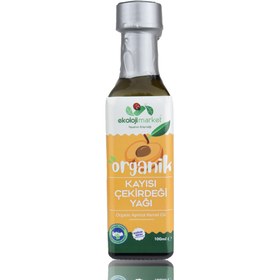 Resim EKOLOJİ MARKET Organik Kayısı Çekirdeği Yağı Soğuk Sıkım 100ml 