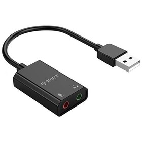 Resim USB 2.0 TRS 3.5 MM Jack Girişli Siyah Harici Ses Kartı 