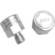 Resim Universal 6 Mm Gümüş Vida Tapası - Ayna Delik Tıkacı - Ayna Vidası Siyah 