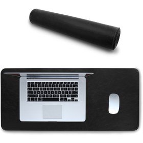 Resim LONDO Xl Suni Deri Mousepad Siyah 