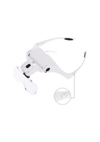Resim Nikula-5 Lens 1.0x-3.5x, 2led Işıklı Ile Ayarlanabilir Gözlük Büyüteç9892b2 