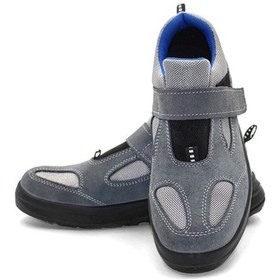 Resim Hegi Çelik Burunlu Süet Deri İş Ayakkabısı Gri Süet 