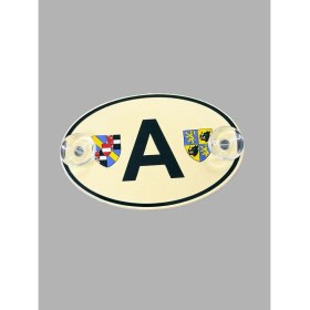 Resim A Harıfı Etiketçilere Özel Pleksi Oval Arma Vantuzlu Krem 