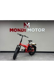 Resim Mondial Starlight M E-Bike Elektrikli Bisiklet Kırmızı 2026 - MondiMotor 