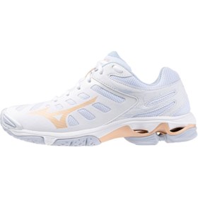 Resim Mizuno Wave Voltage Kadın Voleybol Ayakkabısı Beyaz/sarı 