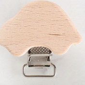 Resim Loren Crafts Araba Figürlü Ahşap Emzik Klipsi 