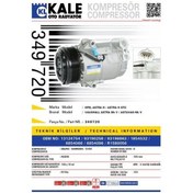 Resim Kale-349720 - Klima Kompresörü Opel Astra H 1.3cdtı 05 10 6pk 