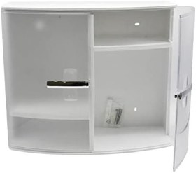 Resim Primanova Banyo Ecza Dolabı Şeffaf Naturel M-08416 