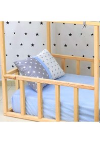 Resim Markaawm Montessori Yatak Doğal Çam Genç Odası Dubai 