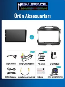 Resim Kia Sportage Android 8gb Ram 128gb Rom 8 Çekirdek Carplay Multimedya 