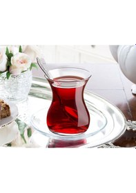 Resim Madame Coco Candide 6'Lı Çay Bardağı 150 ML Şeffaf 