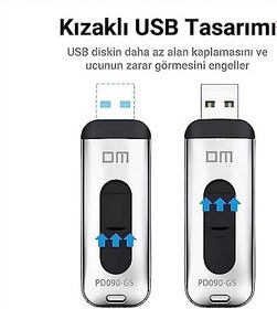 Resim DM PD090 USB 3.0 Alüminyum 32 GB Flash Bellek 