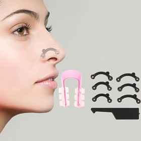 Resim 3 Çift Görünmez Silikon Burun Desteği Aracı Seti, Cerrahi Olmayan, Ağrısız Burun Şekillendirme Klipsleri, Düzeltme İçin Yüz Eğitici, Kokusuz, Plastik, Elektrik veya Pil Gerektirmez 