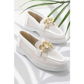 Resim Bambi Siyah Kadın Loafer Ayakkabı K01659110309 