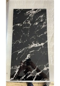 Resim 10 Adet 60x30 Kendinden Yapışkanlı Duvar Paneli Siyah 