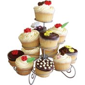 Resim Metal Cupcake Standı 3 Katlı / 13'Lü Kek Standı 