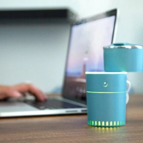 Resim Lattice Ortam Nemlendirme ve Dezenfektan Buhar Makinesi (Mavi) USB 