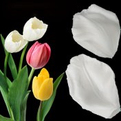 Resim 2 adet Lale petalleri Silikon Kalıp Fondant Kalıbı Kek Süsleme Aracı Çikolata Gumpaste Kalıbı, Şeker Sanatı, Mutfak Aksesuarları 