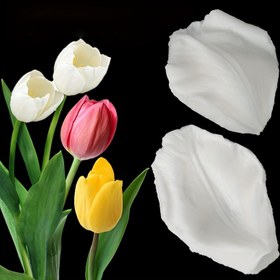 Resim 2 adet Lale petalleri Silikon Kalıp Fondant Kalıbı Kek Süsleme Aracı Çikolata Gumpaste Kalıbı, Şeker Sanatı, Mutfak Aksesuarları 