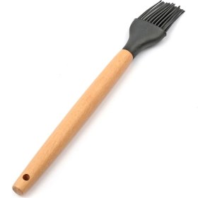 Resim Kosova Ew's Bambu Saplı Silikon Yumarta Fırçası 