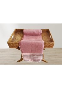 Resim Aksu Summer Line Çok Amaçlı Örtü Pike Koltuk Örtüsü 170x220 Gül Kurusu Gül Kurusu 