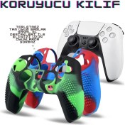 Resim beboncool Kamuflaj Serisi PS5 Dualsense Joystick Koruyucu Kılıf 