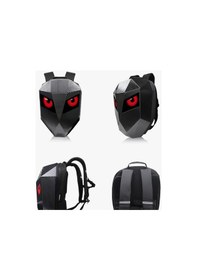 Resim Missidea Black Knight Led Işıklı Sırt Çantası Motorcu Çantası Büyük Boy Siyah 