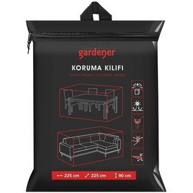 Resim Gardener Masa Takımı Koruma Örtüsü Grdc303 / Kılıfı Pe 225 Cm X 225 Cm X 90 Cm Çok Renkli 
