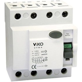 Resim Viko 3x40 300 Ma Yangın Koruma Rölesi 