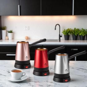 Resim King Fasıl K449 Kahve Makinesi-Kırmızı 