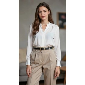 Resim Livize %100 Hakiki Deri Kadın Kemeri 2 cm - Antik Sarı Tokalı Şık & Günlük Kullanım 