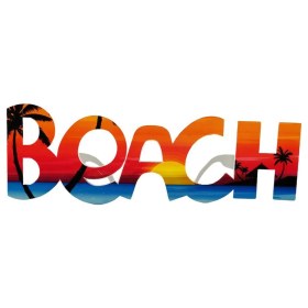 Resim Kuzgun Ticaret Beach Yazılı Parti Gözlüğü Yaza Merhaba Hawaii Show Gözlüğü 19X6 cm - Lisinya 