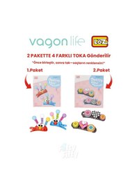 Resim 4'lü Saç Toka Seti Önce Birleştir,sonra Tak 2 Paket 4 Adet Gönderilir Yapı Toka Seti Ff 7104-7133 