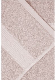 Resim Büyük Battal Boy 2'li Set Banyo Ve Hamam Havlusu %100 Pamuklu Denis Pudra 