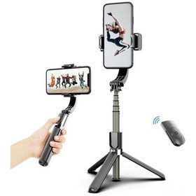 Resim Xindoker 3'lü Fonksiyonlu Akıllı Telefon Gimbal - 86cm Uzunluk, Uzaktan Kumandalı, Dönebilir Tripod 