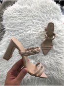 Resim Hg Ayakkabı Örgülü Kemerli Stiletto 