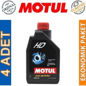 Resim Motul Hd Sae 80W-90 Manuel Şanzıman Yağı 4 x 1 L 