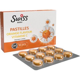 Resim SWİSS BORK Portakallı C-Vitaminli Pastil 16 Adet 
