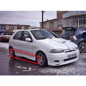 Resim Fiat Palio Marşpiyel Sağ Sol Takım Fiberglass Boyasız 