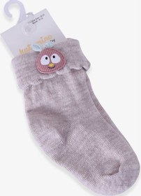 Resim Katamino Breeze Kız Bebek Soket Çorap Elma Aksesuarlı Bej (6 Ay-1.5 Yaş) 