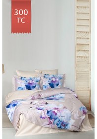 Resim Varol Royal Saten Tek Kişilik 300tc Nevresim Takımı - Martina Çok Renkli 