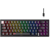 Resim Havit Gamenote KB874L Mekanik Red Switch Gaming %60 Oyuncu Klavyesi Siyah 