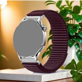Resim Cloud011 Kızıl 20mm Ayarlanabilir Nylon Samsung Uyumlu Garmin Huawei Xiaomi Akıllı Saat Kayışı 