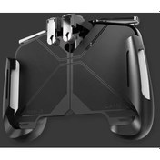 Resim Ak16 Oyun Joystick Gamepad Tetik Yangın Düğmesi L1r1 Shooter Ios Android İçin Gerilebilir Pubg Oyun Denetleyicisi Bluetooth 