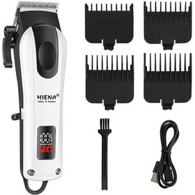 Resim Willowhaven Hıena Profesyonel Saç Kesme Makinesi Beyaz Usb Şarjlı 1500mah Lityum Pil Ve Tıraş Seti 