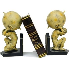 Resim Kitap Tutucu Atlas Kitap Stoperi Dekoratif Hediyelik 