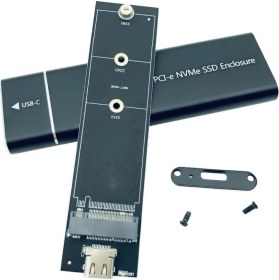 Resim Alfais 4766 USB 3.1 Type C To Pci-E Express Nvme SSD M.2 M-Key Hard Disk Kutusu 