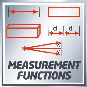 Resim Einhell Tc Ld 50 Lazermetre 50 Metre Ölçer 