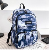 Resim Mavi Büyük Kapasiteli Serin Öğrenci Kadın Moda Sırt Çantası Sevimli Kadın Okul Çantası Bayan Dizüstü Kitap Kawaii Kız Kolej Sırt Çantası Seyahat Mavi 